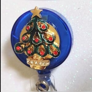 ID Badge Holder Christmas Tree
